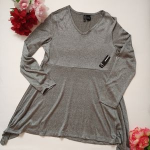 New directions sharkbite Silver Shimmer Dress SZ L